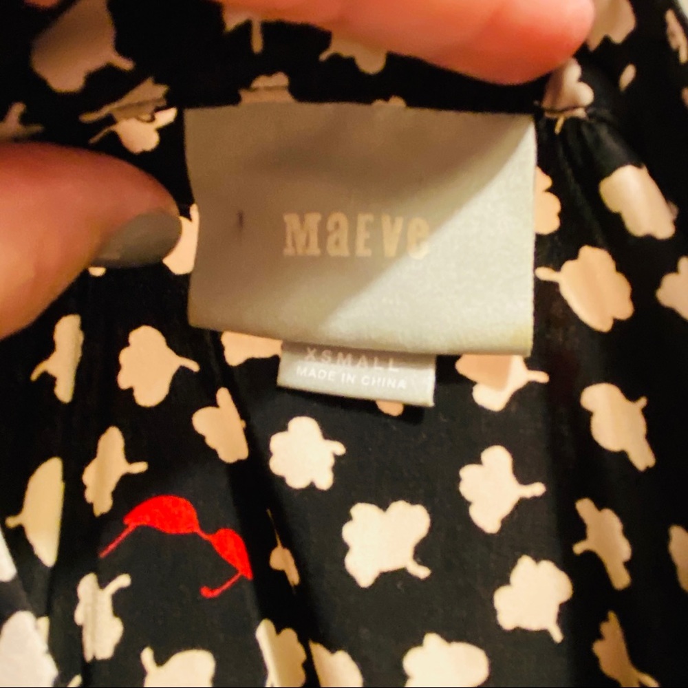 Maeve Flowers & Sunglasses Cap Sleeve Dress - Picture 5 of 9